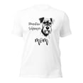 thumbnail image 1 of Miniature Schnauzer Mom T-Shirt,Dog Lover Gift,Pet Owner Tee (White, 3XL), 1 of 1