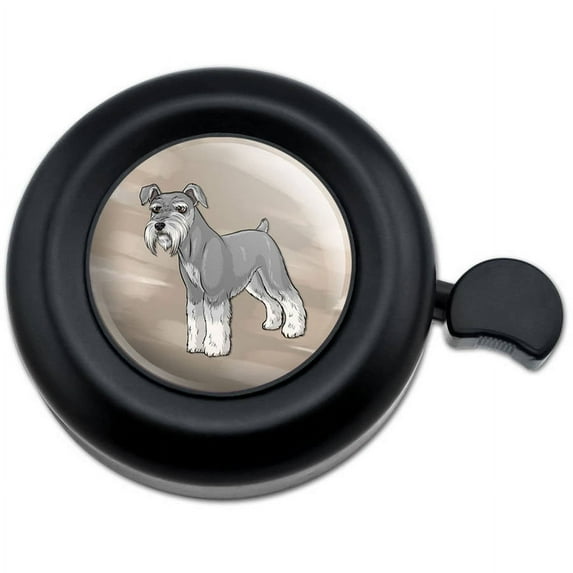 Miniature Schnauzer Pet Dog Bicycle Handlebar Bike Bell