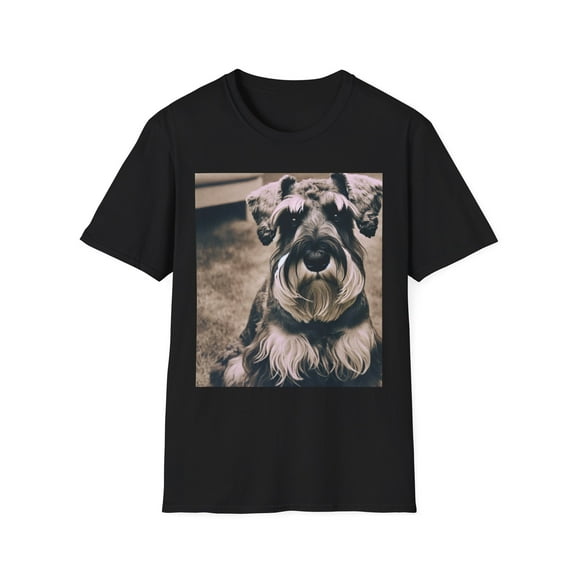 Miniature Schnauzer Unisex Softstyle T-Shirt, Schnauzer clothing, Dog shirt