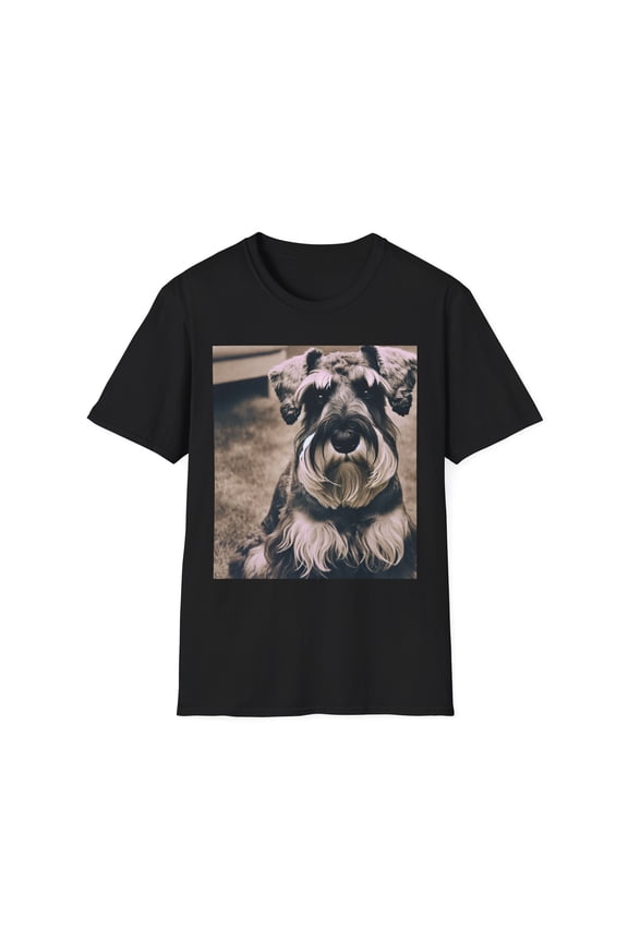 Miniature Schnauzer Unisex Softstyle T-Shirt, Schnauzer clothing, Dog shirt