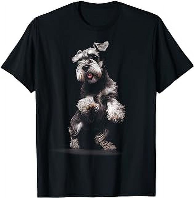 Miniature Schnauzer Dog Art Miniature Schnauzer T-shirt - Walmart.com