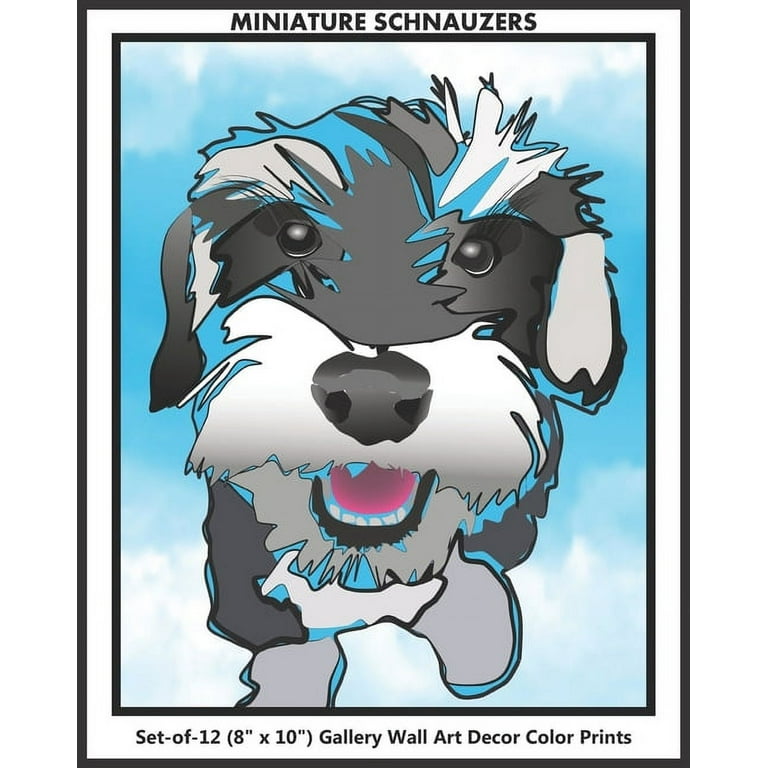 Miniature Schnauzers MINIATURE SCHNAUZERS Set of 12 8