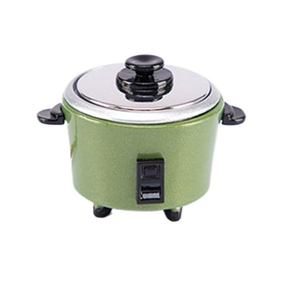 Miniature Simulation Rice Cooker Mini Rice Cooker Model Kitchen Mode for Kids' Pretend Play