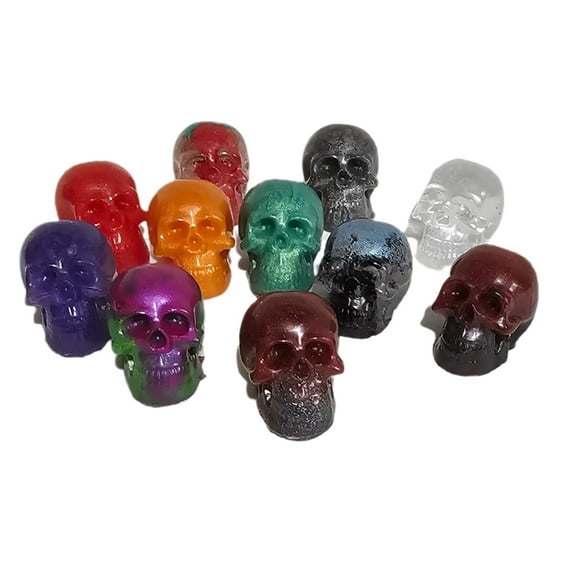 Miniature Skulls 15pc Multicolored