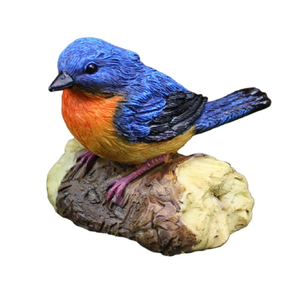Miniature Small Bird Figurine Micro Landscape Resin Simulation Model for Home Garden Yard Decoration DIY Accessory