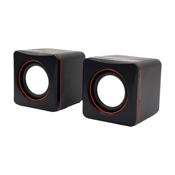 Miniature Small Loudspeaker Computer Notebook Desktop Sound Box USB Corded Subwoofer Home Loudspeaker Accessories