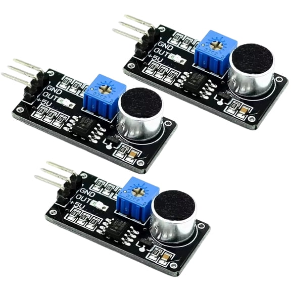 Miniature Sound Sensors Module For Voice Controls Switches And Alarm Systems 4-6V
