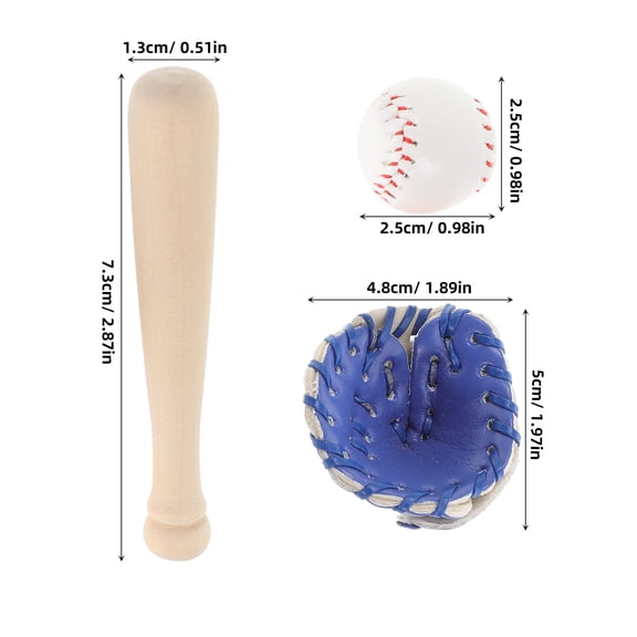Miniature Sports Items Role Pretend Playset Toy Baseballs Toys Baby