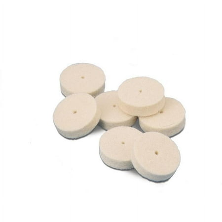 Miniature Square Edge Felt Wheels 1/2" x 1/8" Soft, Item No. 17.355