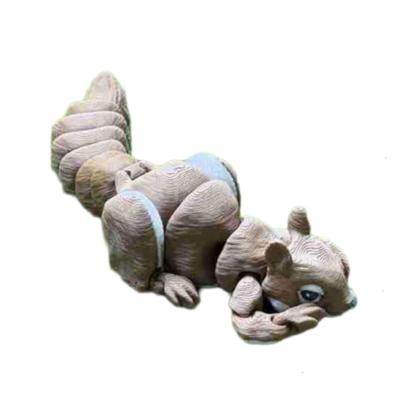 Miniature Squirrel Model High 3D print Design Cartoon Figurine Ornaments Perfect For shelf Coffee Table Styling