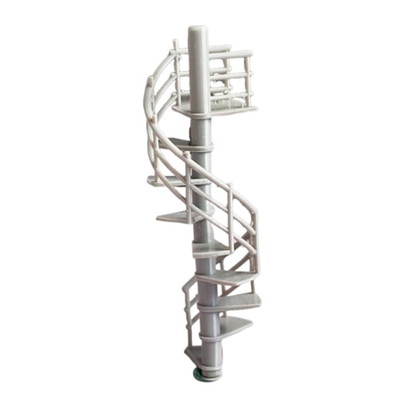 Miniature Stairs Scene Display Accessories 1 by 64 Scale Resin Build for Industrial Diorama Hobbyists
