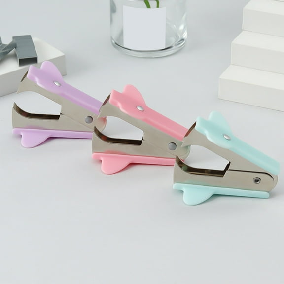 Miniature Staple Remover Tool with Grip Design - Efficient Pin Extractor for Paper Fastener Removal in Workspaces
