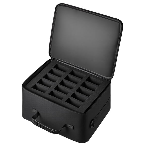 Miniature Storage Bag for 1:500-1:750 Scale Models, Adjustable Strap, 3 Foam Layers, Max Storage (Minis Not Included)