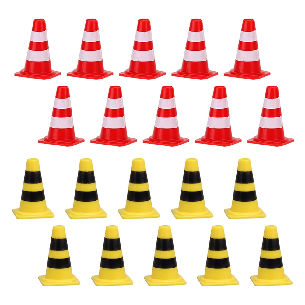 Miniature Street Road Cones 60pcs Traffic Cones Sign Training Agility