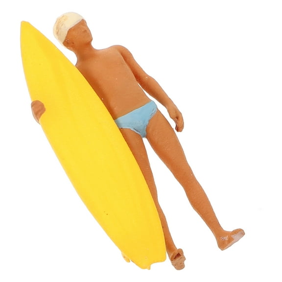 Miniature Surf Model Bulk Toys Sand Table Little Man Figurine Surfboard