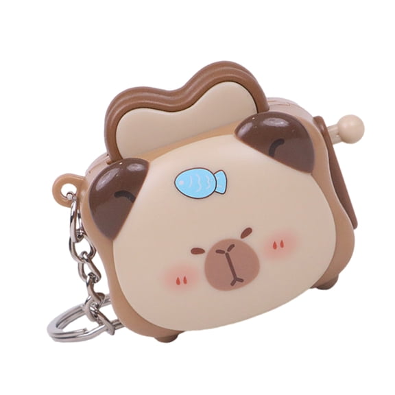 Miniature Toaster Keychain With Detail Decoration Key Accessory For Keys Bags And Creative Gift