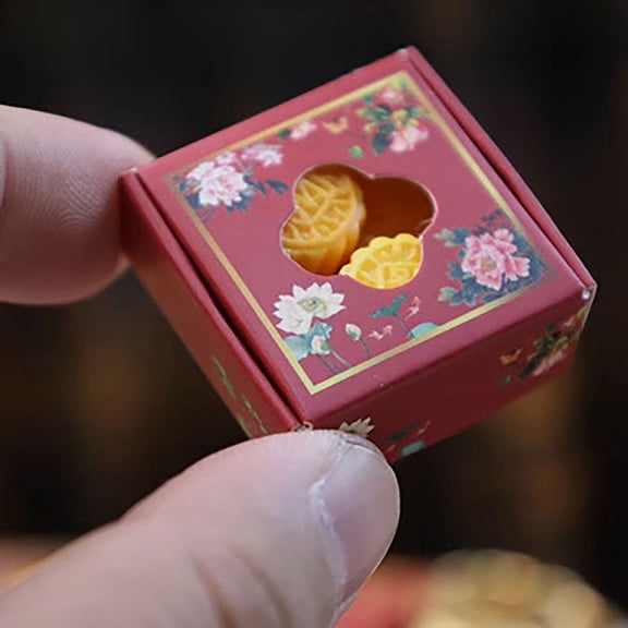 Miniature Toy Simulation Moon Cake Plastic Dollhouse Food Dollhouse Miniature Mooncake Play House Food Model