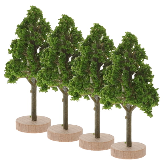 Miniature Trees for DIY Garden Decor - Set of 4