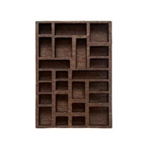 Miniature Trinket Shelf - Wooden Jewelry Display Tray, Compact, Ideal for Ring and Earring Storage, Home Decor