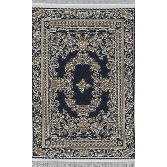 Factory Direct Craft Miniature Turkish Woven Rugs Intricate Designs 2 Pack