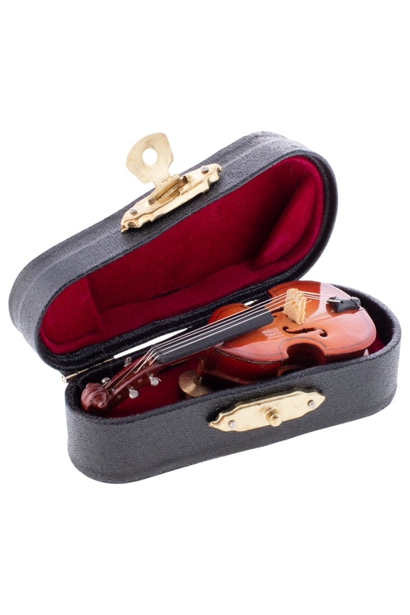 Miniature Upright Resin Stone Bass 3 inch Fashion Pin With Case
