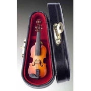 Miniature VIOLIN PIN Musical Instrument Replica, 3" Long, Superb Detail