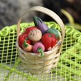 thumbnail image 1 of Miniature Vegetable Basket for Miniature Garden, Fairy Garden, 1 of 3