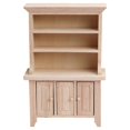 thumbnail image 1 of Miniature Vertical Cupboard Shelf Cabinet Bookcase Kids Play House, 1 of 8