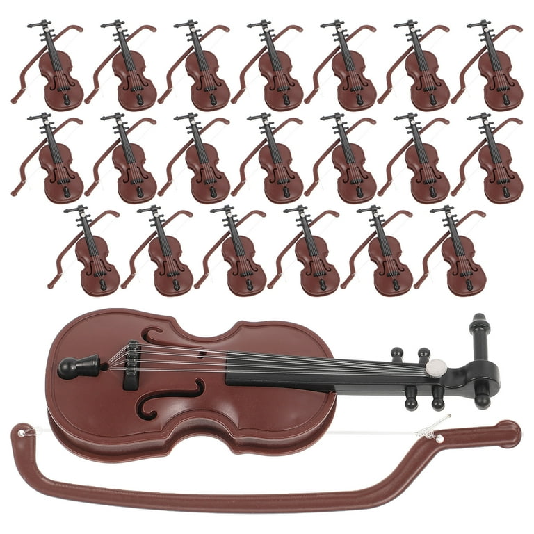 Miniature Violin Instrument Ornament Miniature Violin Instrument Ornament