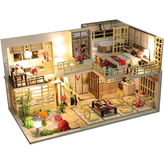 Wizardi Miniature Roombox Kit - Dollhouse Kit