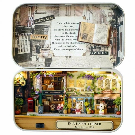 Miniature Wizardi Roombox Kit - in a Happy Corner