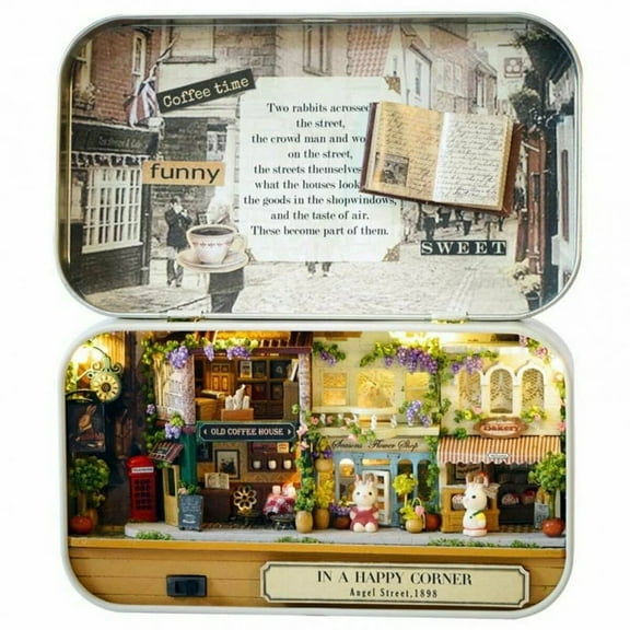 Miniature Wizardi Roombox Kit - In a happy corner
