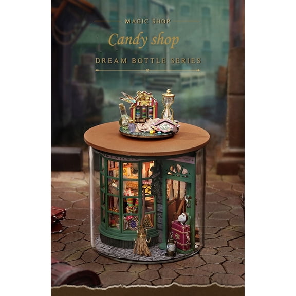 Miniature Wizardi Roombox Kit - Magic Shop Dollhouse Kit