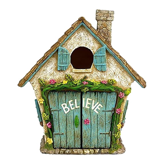 Miniature Wood Fairy Door for Gardening and Bedroom Decor, Sturdy with Smooth Finish and Charming Design