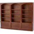thumbnail image 1 of Miniature Wooden Bookshelf 1:12 Scale Brown Mini Bookcase Display Shelf Mini Wood Bookcase Model Miniature Furniture Wooden Display Cabinet Bookcase for Furniture Accessories DIY, 1 of 5