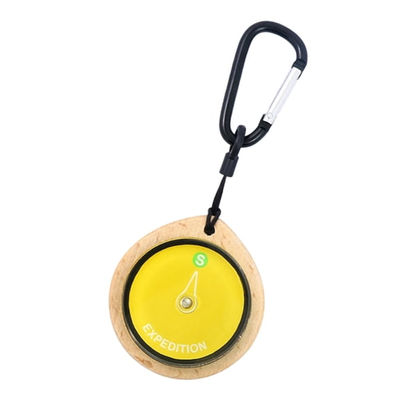 Miniature Wooden Compasses Small Portables Compasses for Hiking and Camping Dampened Needle Movement