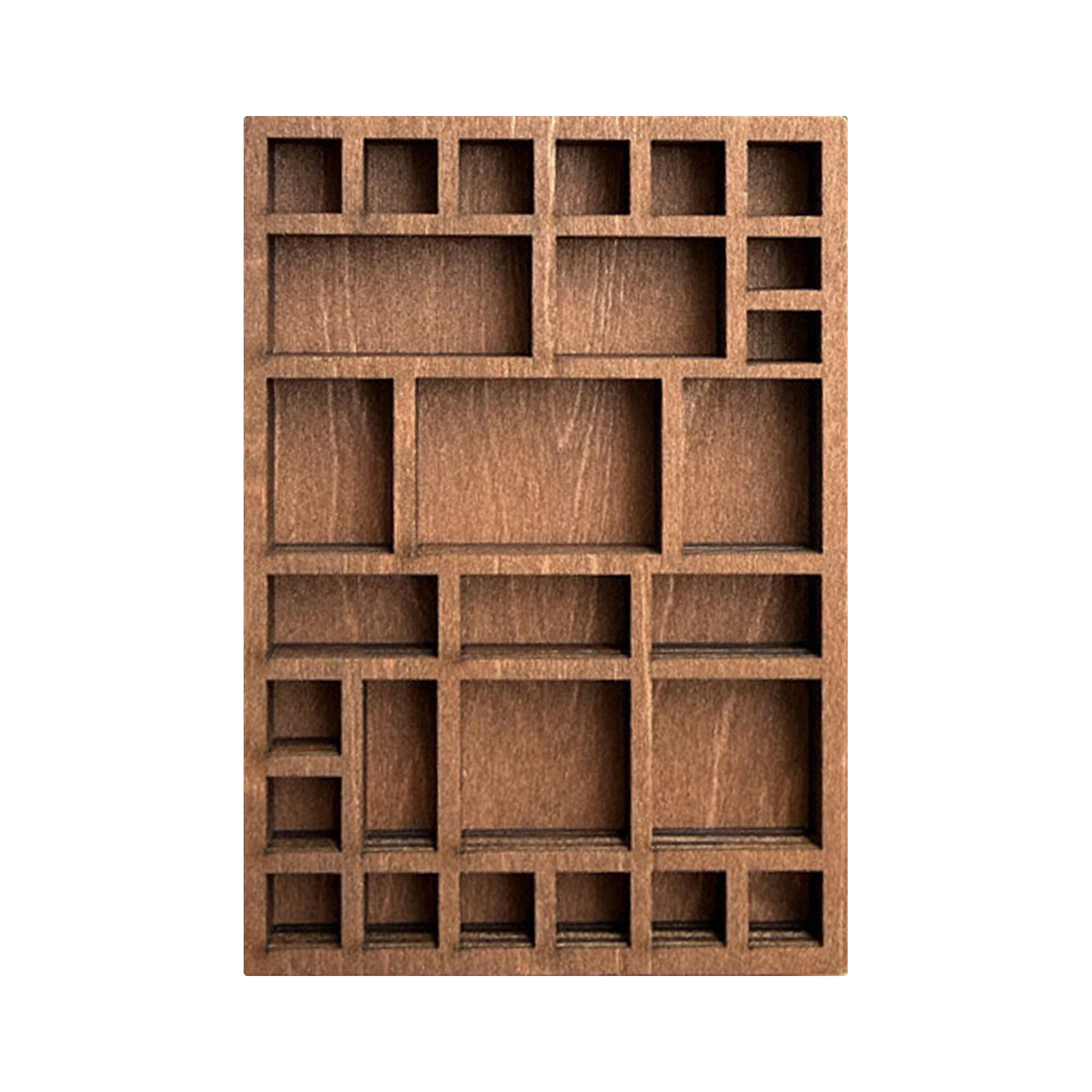 Shelf For Rocks Miniature Wooden Display Shelf for Rocks Collectibles Trinket Storage ...