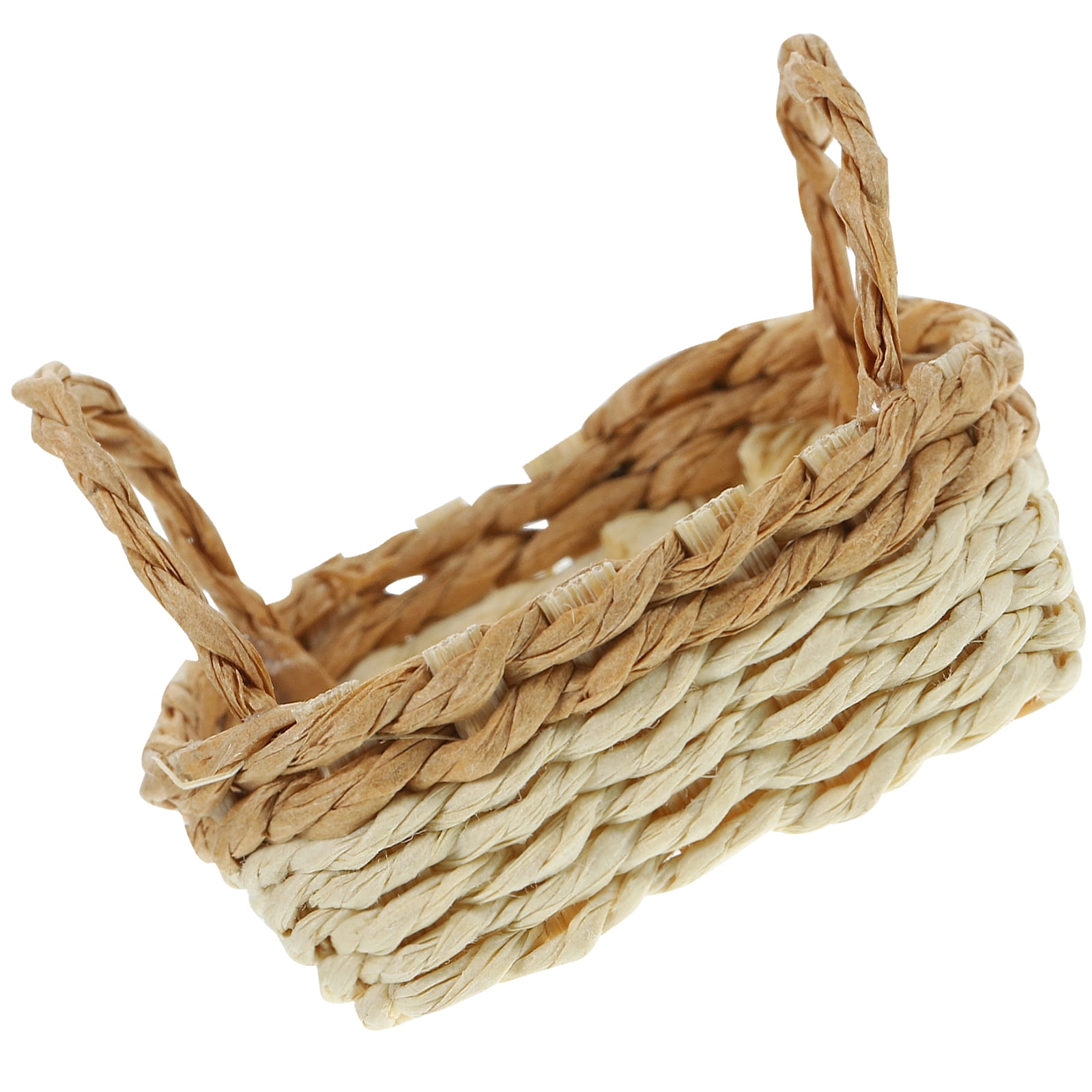 Miniature Woven Baskets Hamper House Adornments Crafts Desktop ...