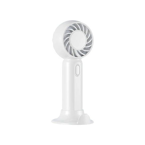 Miniature fan - Portable and quiet. Long-lasting wind effect. Suitable for carrying around for cooling. (White)