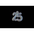 thumbnail image 1 of Miniature number 25 Sign Silver (144 pieces), 1 of 2