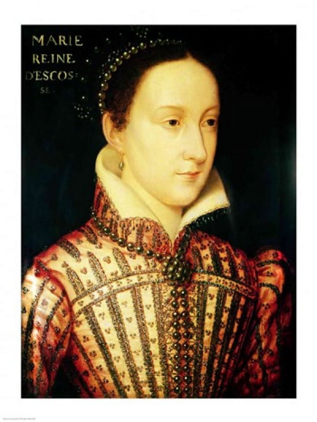 Miniature of Mary Queen of Scots c1560 Canvas Art - Francois Clouet (18 x 24)