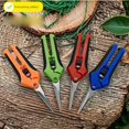 thumbnail image 1 of Miniature, pointed gardening shears for precise pruning - lightweight stainless steel handheld pruning shears, flower trimmers, and bonsai shears., 1 of 9