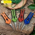 thumbnail image 1 of Miniature, pointed gardening shears for precise pruning - lightweight stainless steel handheld pruning shears, flower trimmers, and bonsai shears., 1 of 9