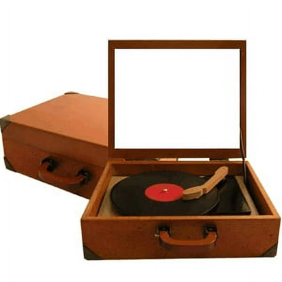 Miniature vintage record player by Antique Depot - 3.75x4.75