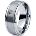 thumbnail image 1 of Miniatures Gamer Tungsten Ring Gray Gifts for Grandma Big Sister Gift Mrs Mom Men Gay Set, 1 of 7