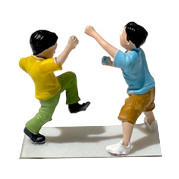 Miniaturized Human Figurine 1 64 Scale Resin Material for Model Train Sets and Architectural Enthusiasts