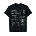 thumbnail image 1 of Minibeasts - Insects and Invertebrates Drawings Black T-Shirt, 1 of 5