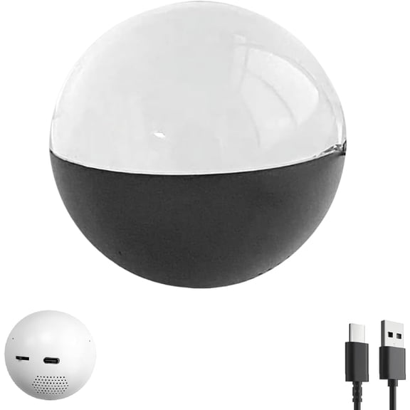 Minibee 2.7" Crystal Memory Sphere Digital Display – DIY Video & Photo Playback – Customizable Memory Orb for Wedding, Birthday, Anniversary Gifts