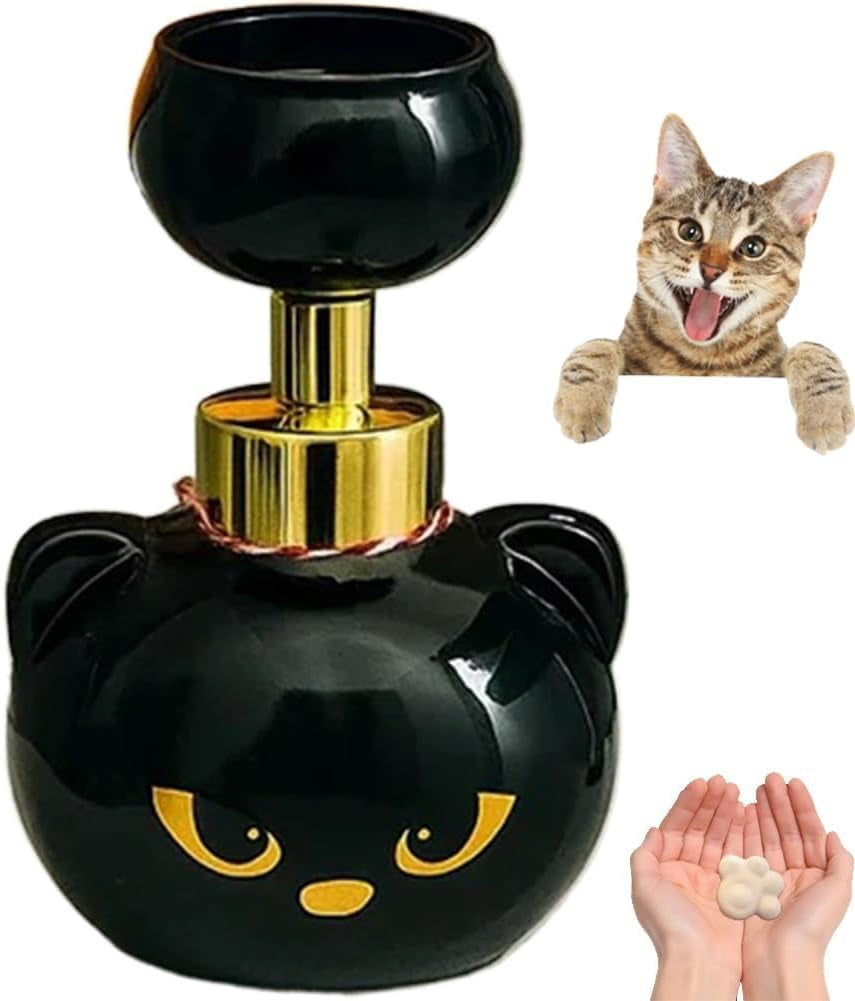 Minibee Cat Paw Foam Soap Dispenser 1PC Foaming Hand Wash Bottle Refillable
