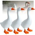 thumbnail image 1 of Minibee Desk Goose Ornament, 6.5" Funny Desktop Goose Key Holder, Resin Duck Statue Figurine for Home Office Decor, 1 of 8
